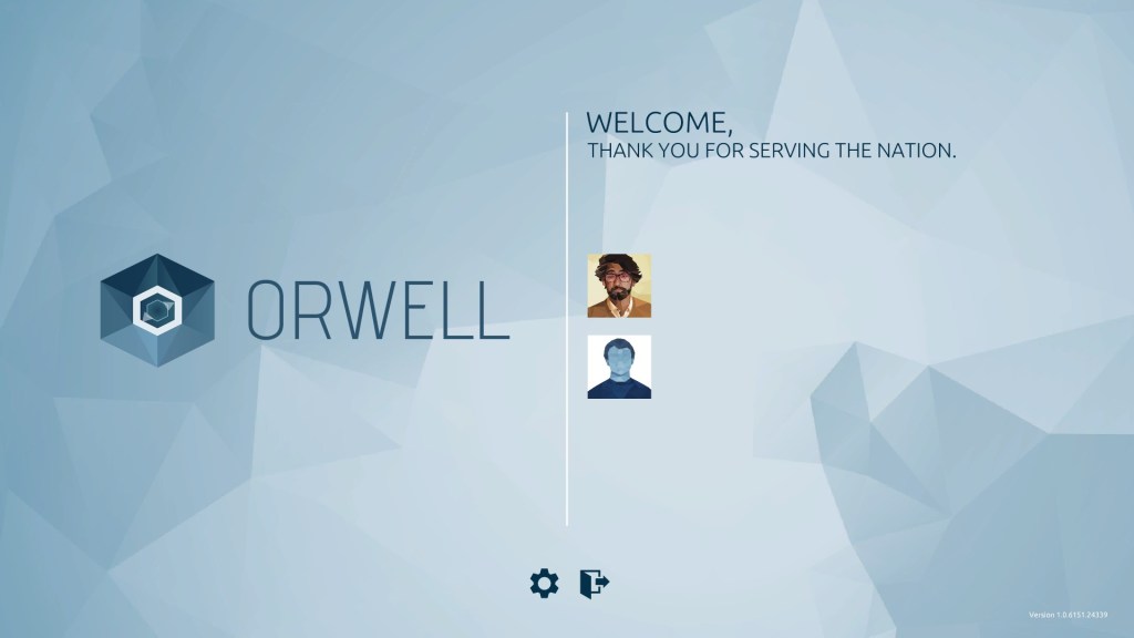 Orwell - Title Screen