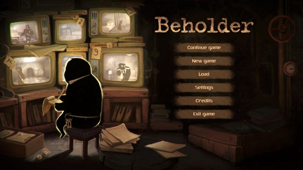 Beholder - Title Screen