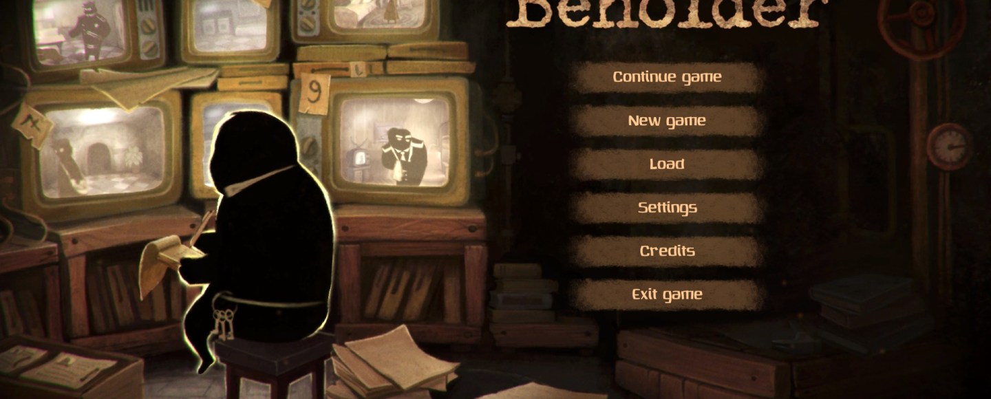 Beholder - Title Screen