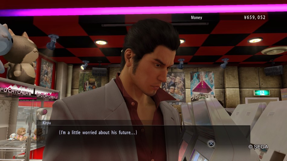 yakuza kiwami - talking