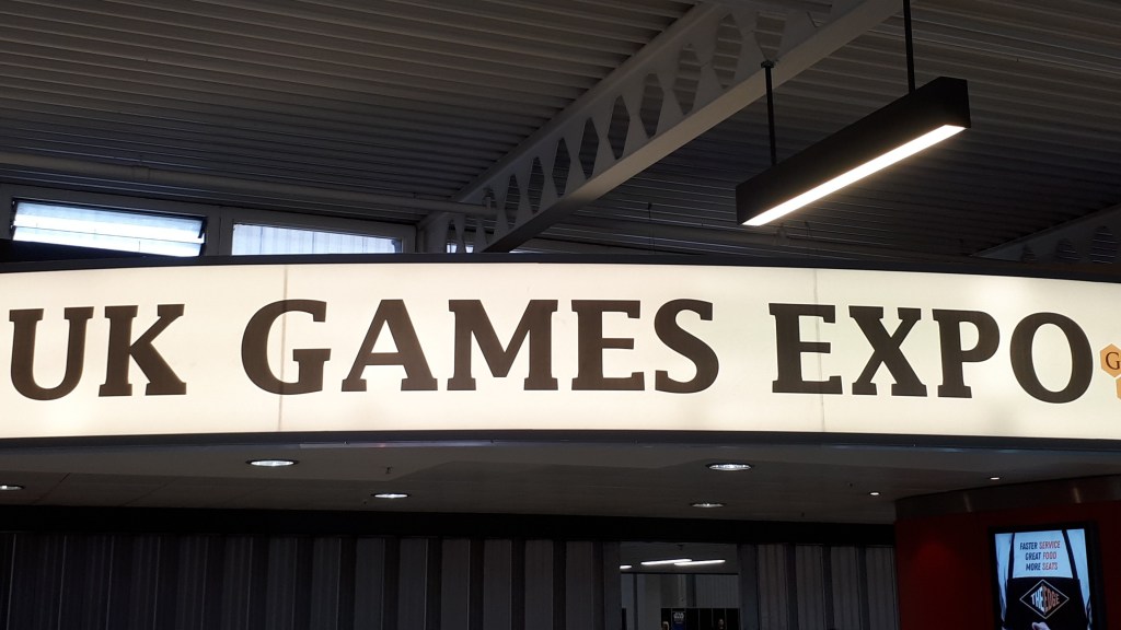 UK Games Expo - sign