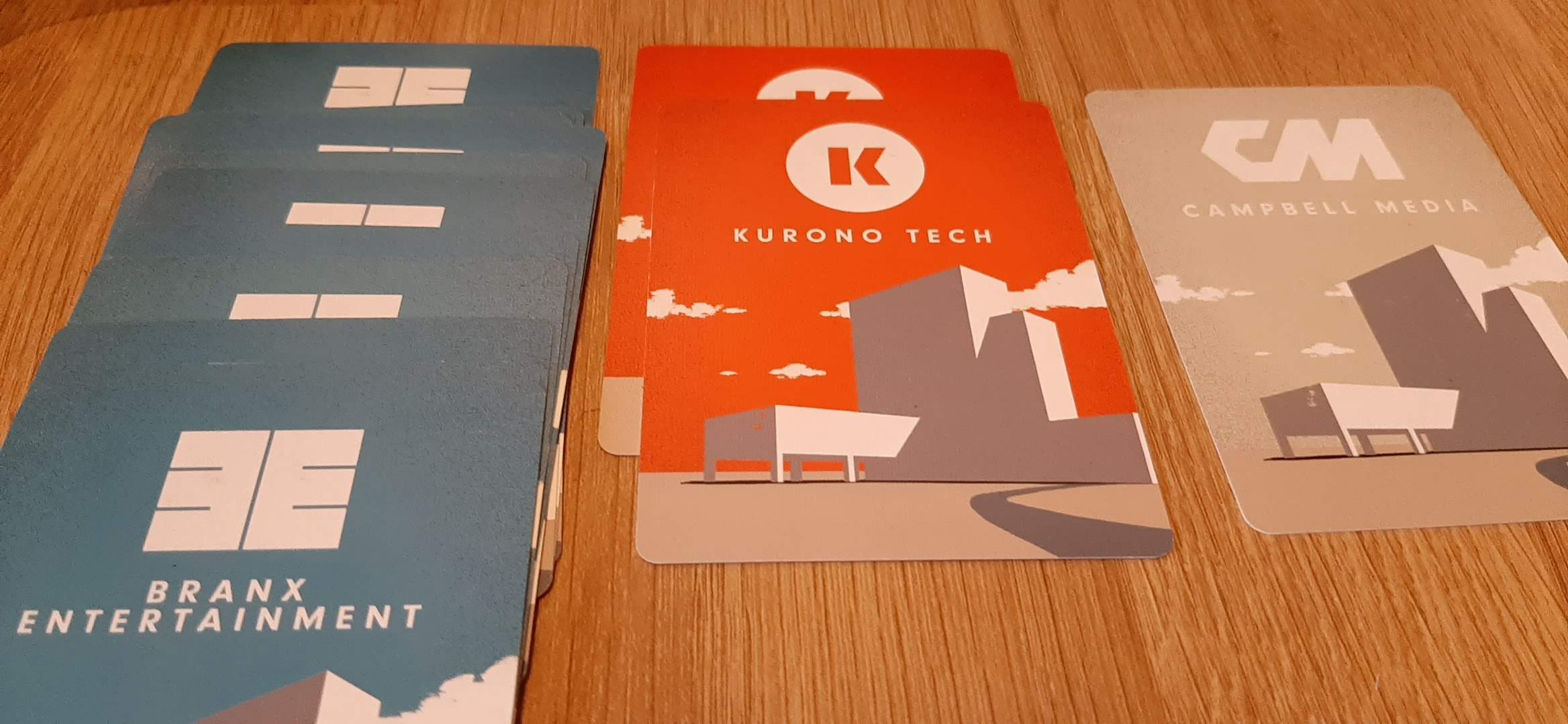 New Corp Order Cards