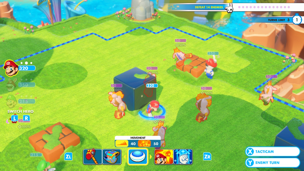 Mario + Rabbids Kingdom Battle & the joy of movement – Bits & Pieces