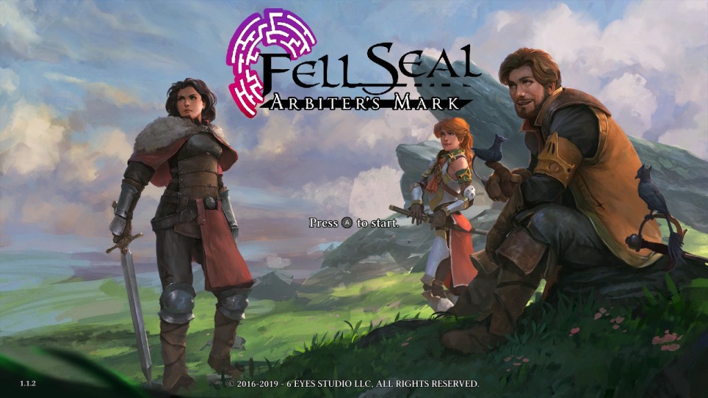 fell seal title screen